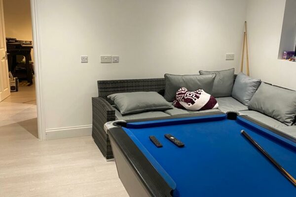 Garage Conversion to Games Room in Benfleet